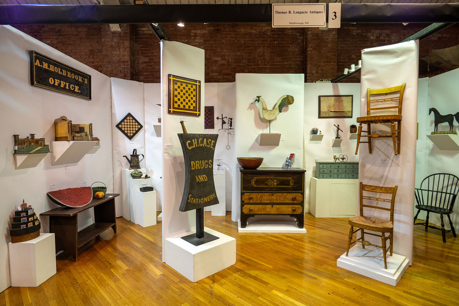 2024 New Hampshire Antiques Show Booth - Thomas R. Longacre Antiques