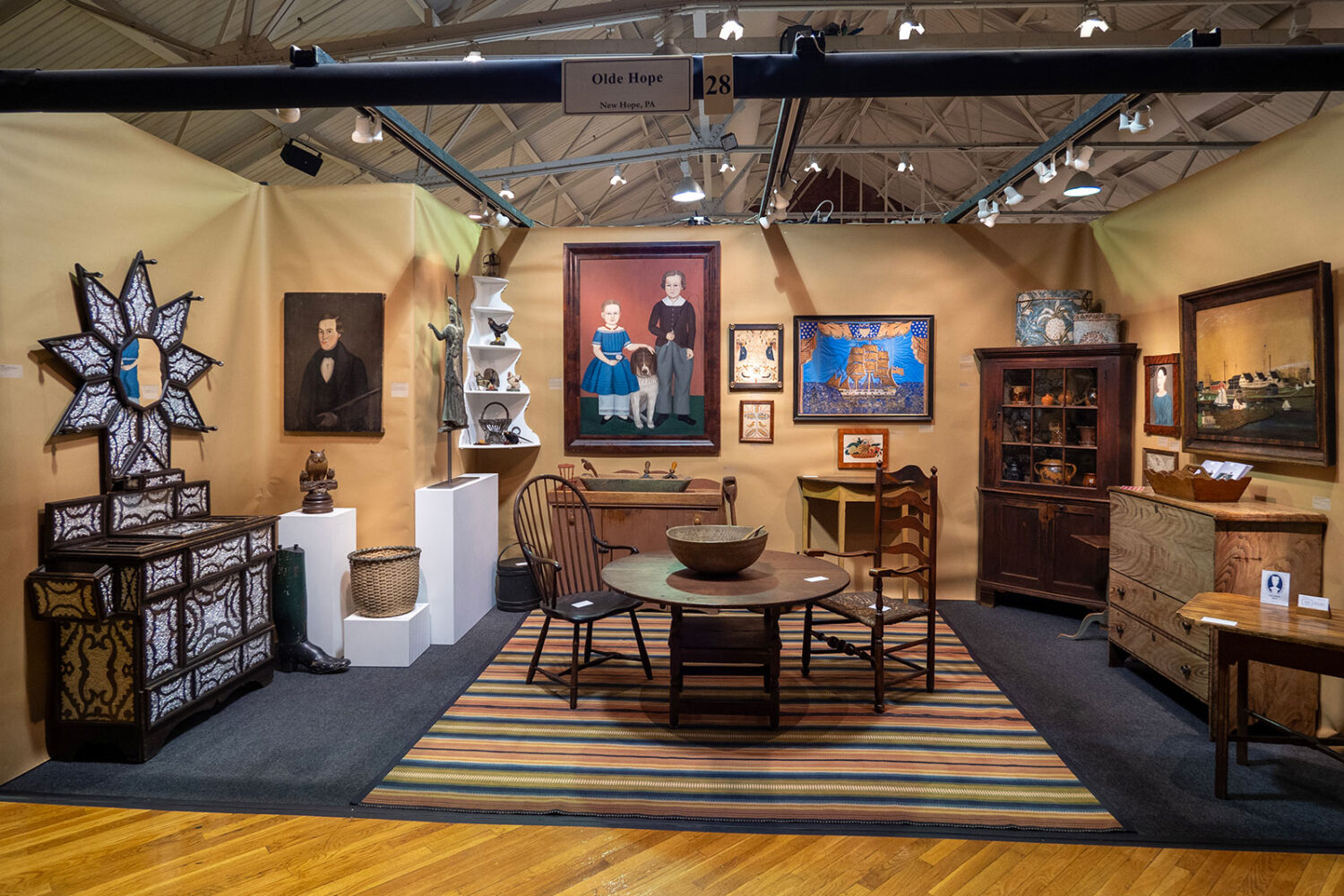 2024 New Hampshire Antiques Show Booth - Olde Hope Antiques, Inc.