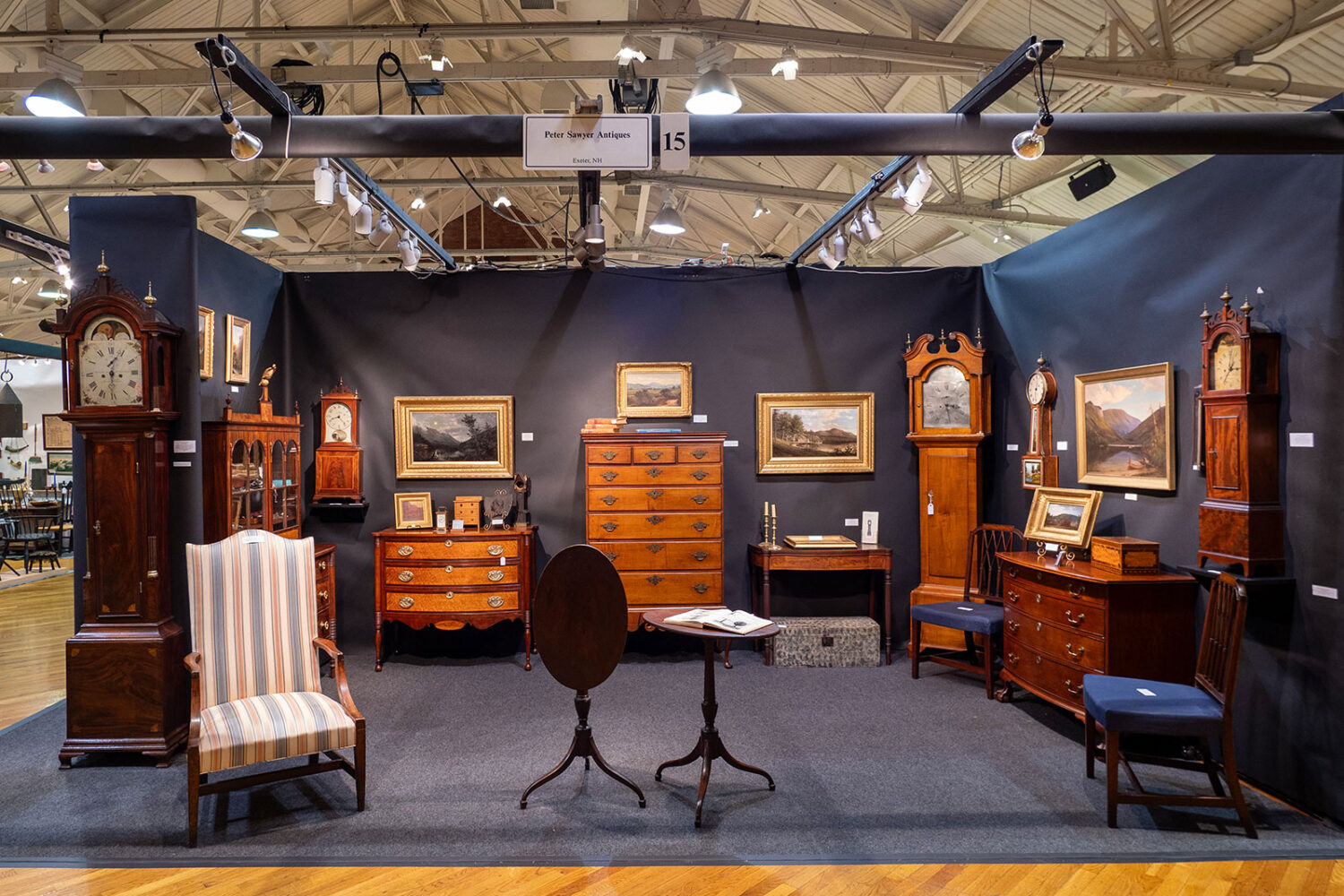 2024 New Hampshire Antiques Show Booth - Peter Sawyer Antiques