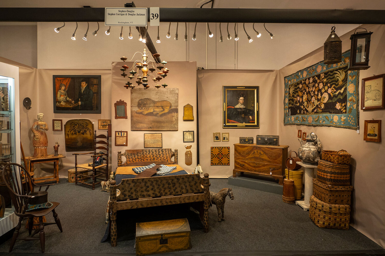 2024 New Hampshire Antiques Show Booth - Stephen Douglas at Walpole